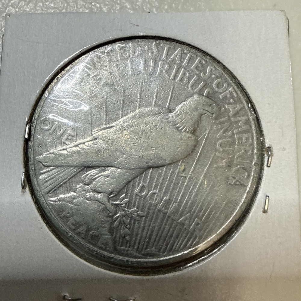 1922-D Peace Dollar In VF Condition