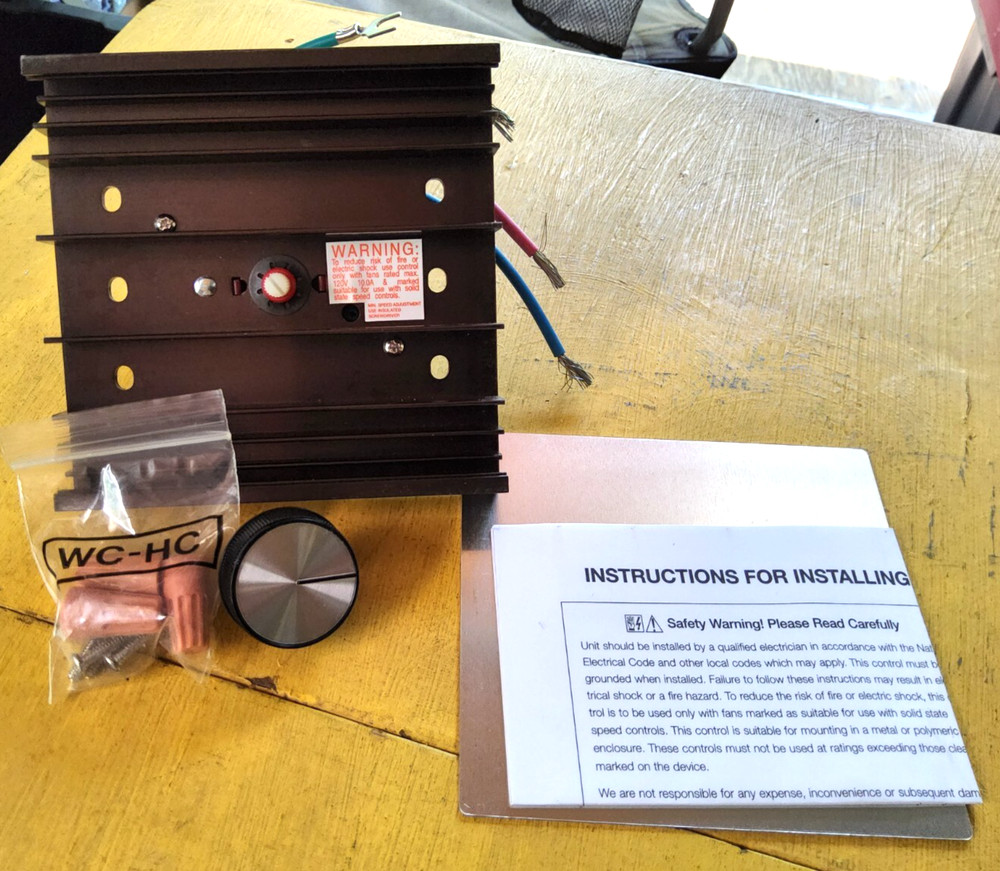 KB Electronics Solid State Motor Speed Controller, Model KBWC-112LK 10 AMPS