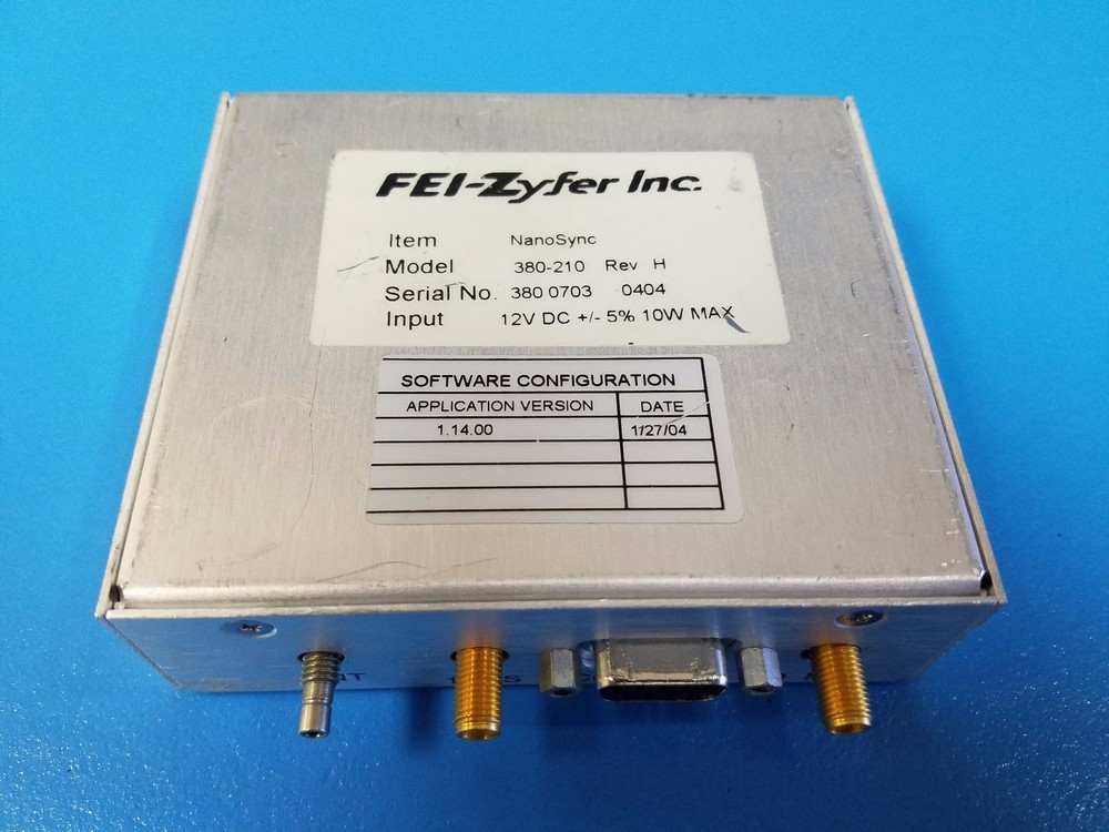FEI-Zyfer NanoSync® Model 380 GPS Time and Frequency Systems