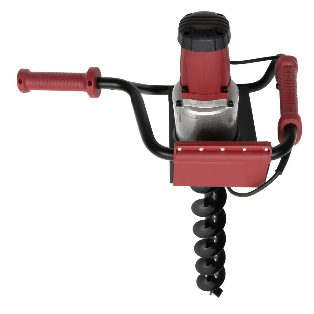 1.6HP Electric Post Hole Digger with 2 Drill Bits & Adjustable Speed