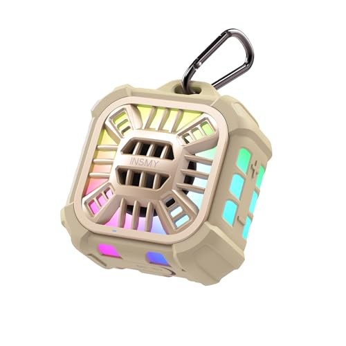 Shower Bluetooth Speaker, IP67 Waterproof Portable Small Multi Sync 100+ Khaki