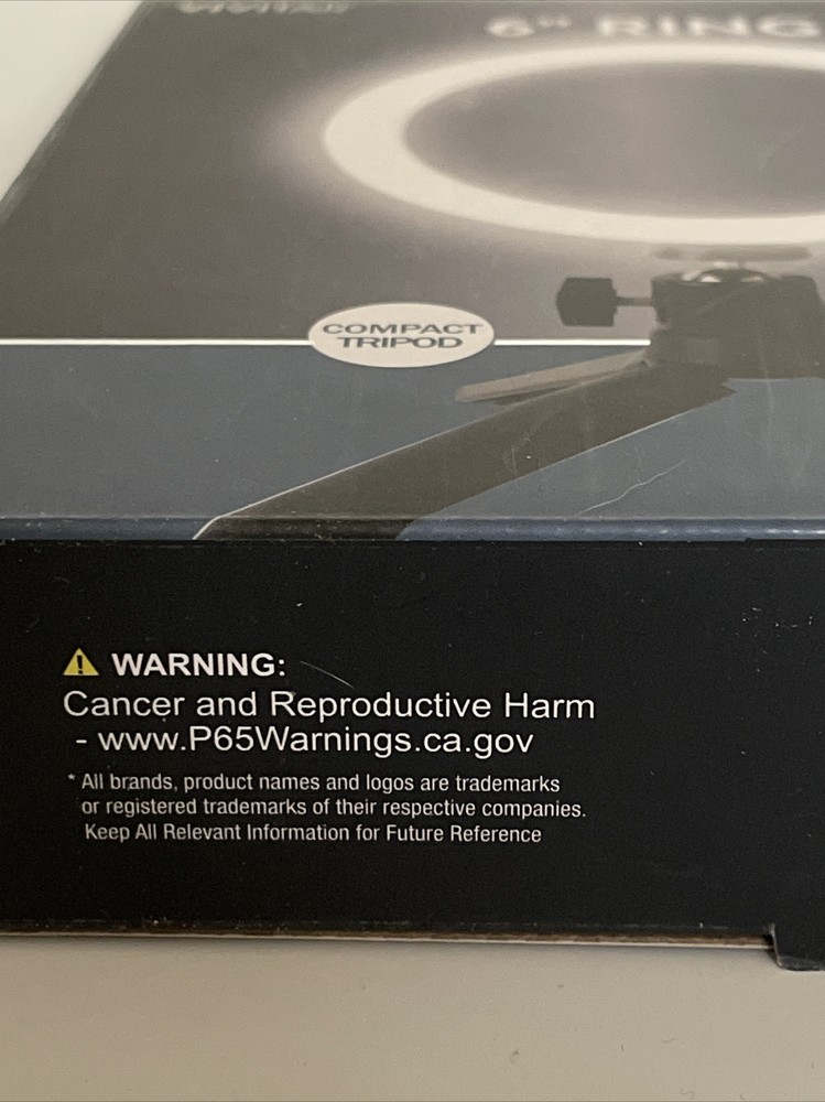 LED Ring Light: Vivitar 6" inch- USB- Vlogging Kit