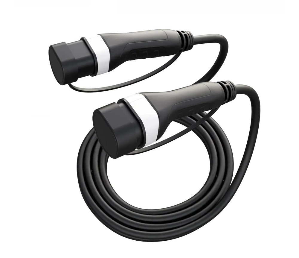 Type 2 to Type 2 EV Charging Cable | Mode 3 EV Extension Cord | 16A 11kW 3-Phase