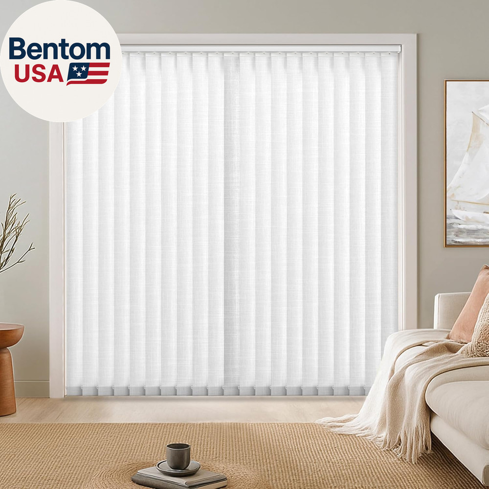 Light Filtering Vertical Blinds Replacement Slats – Polyester Fabric for Sliding