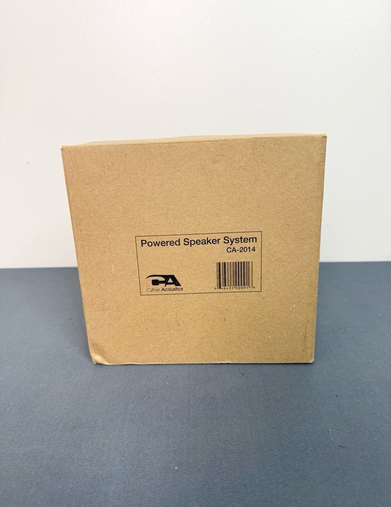 Cyber Acoustics CA-2014RB 2.0 Speaker System NEW