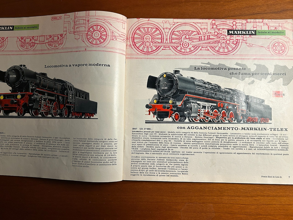 MARKLIN Catalog - Year 1964/65 - HO Scale