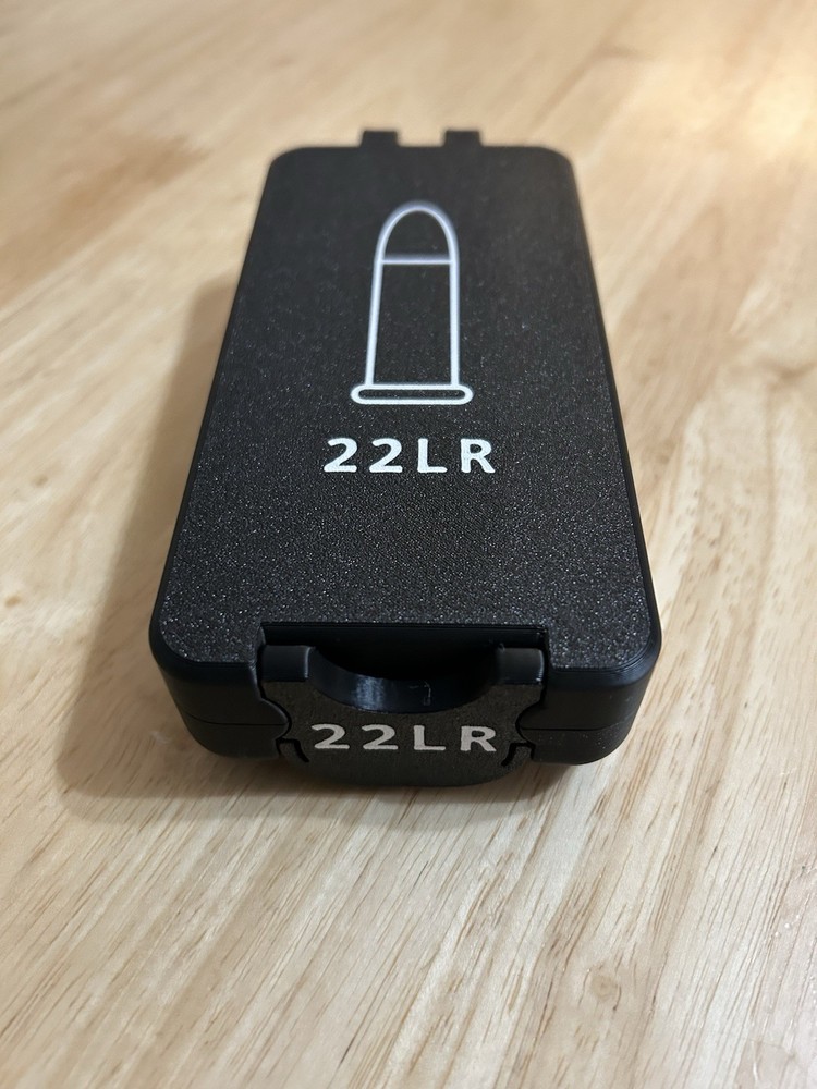 22 Long Rifle Ammunition Box 120 Round Capacity