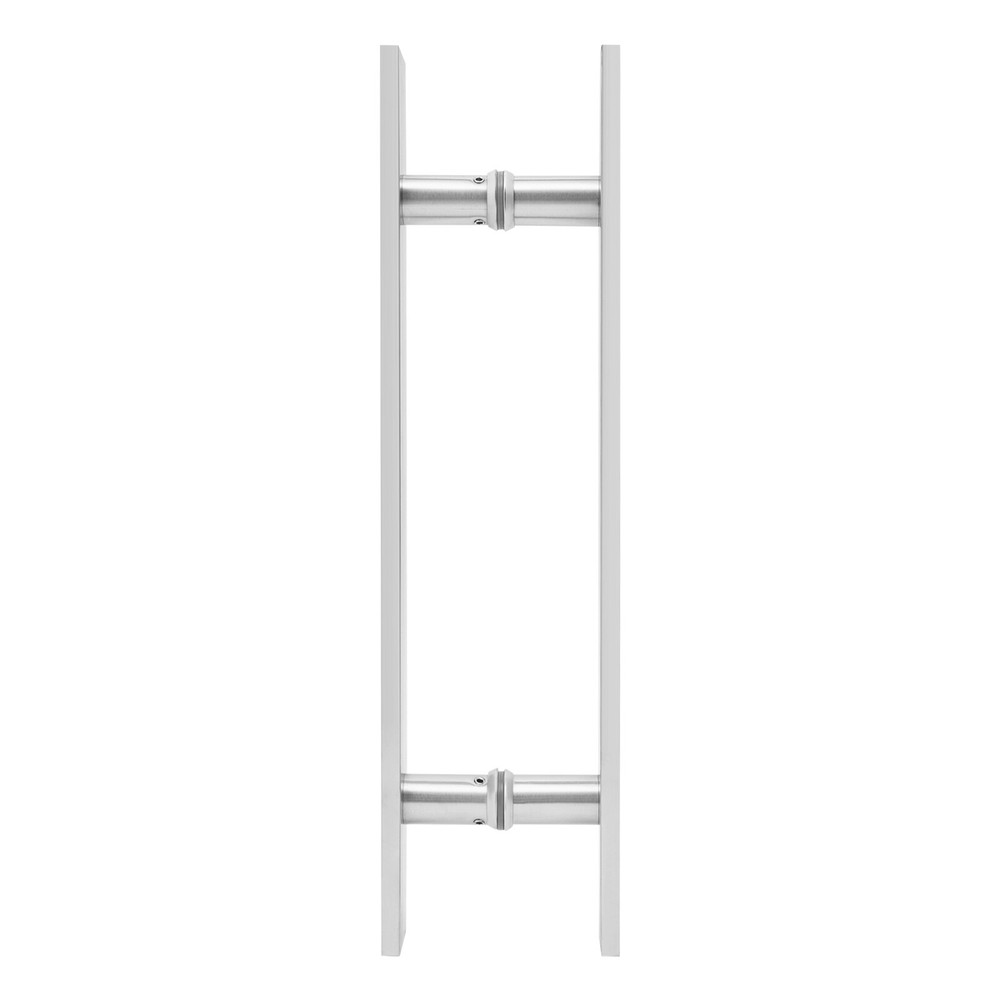 H-Shape Door Handle Double Sided Pull Push Sliding Barn Door Handles Silver