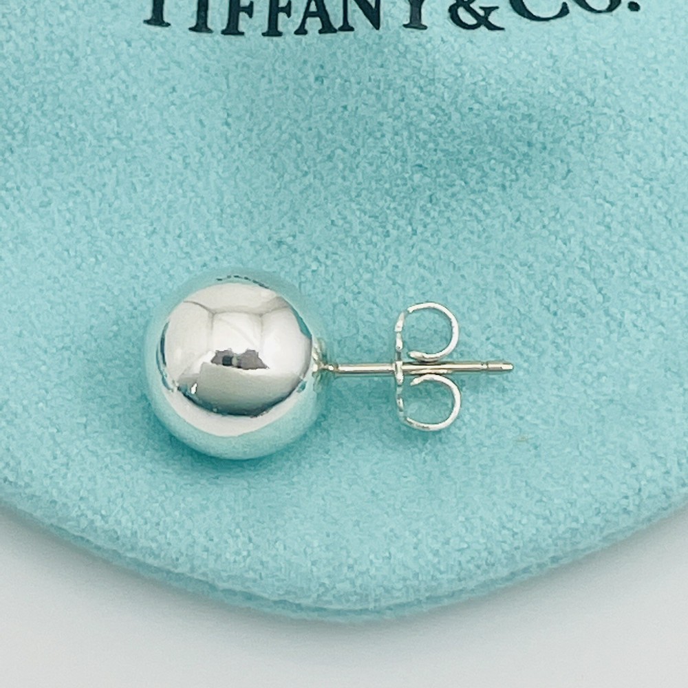 Tiffany Bead Earring Single Replacement Lost Silver Ball HardWear Stud 10mm