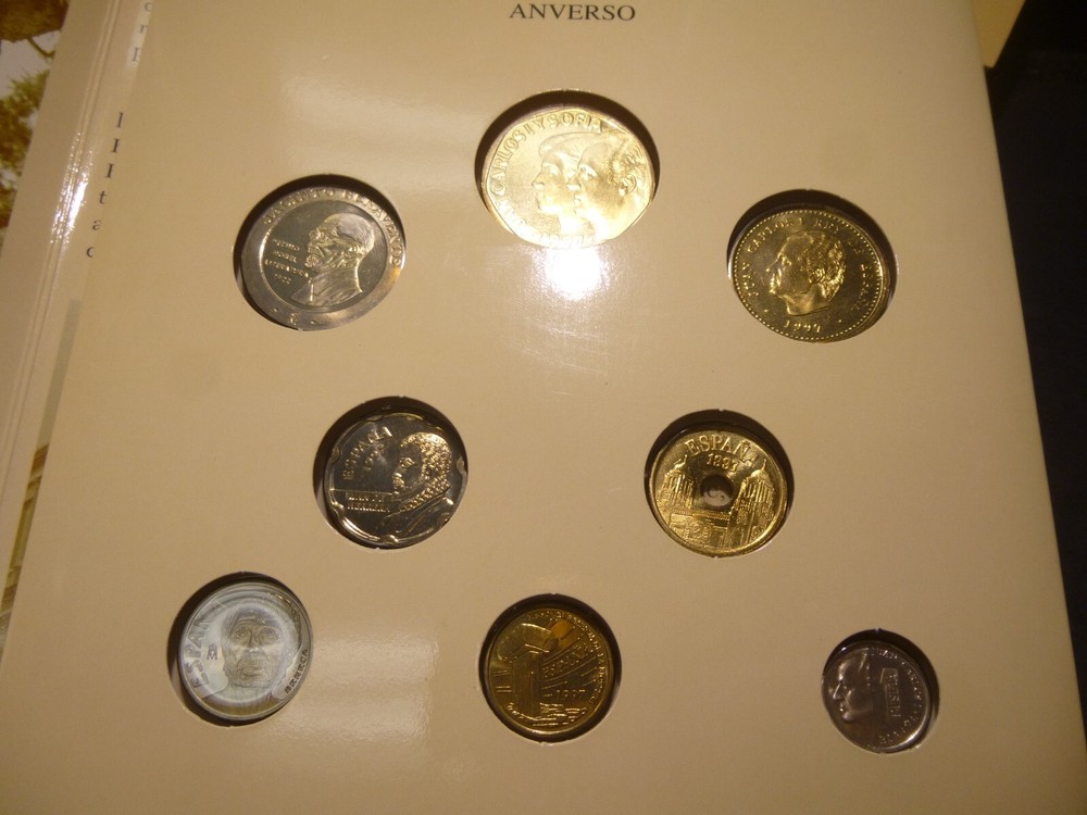 1997 Spain 8 coin set monedas Uncirculated