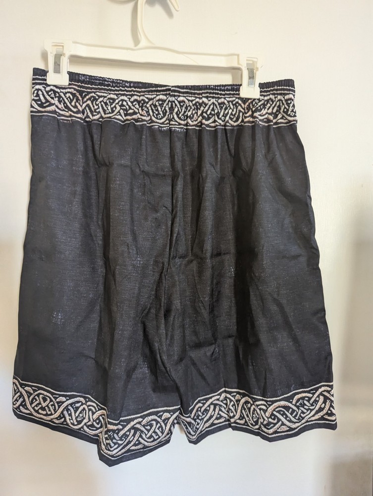 Mens Drawstring Shirts medium Satin Feel