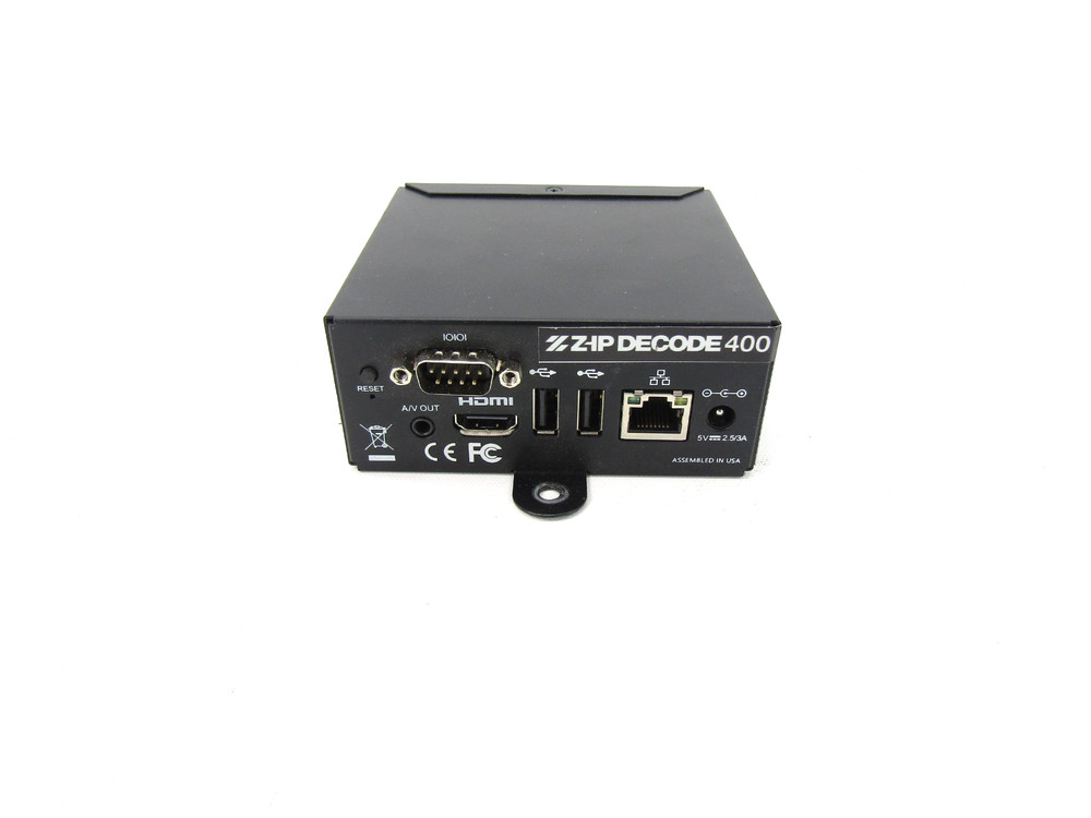 Z-Band Z-IP Decode 400 HD IP Stream IP Decoder w/ AC Adapter