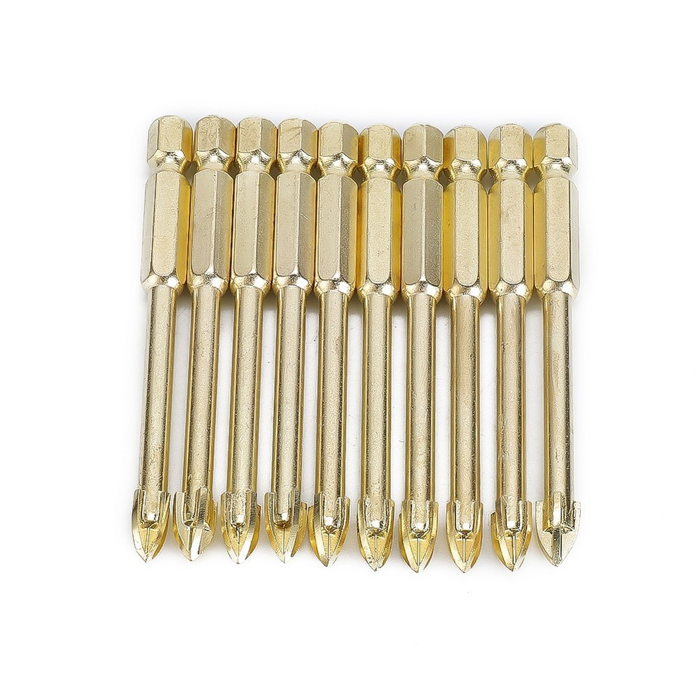 10pcs 6mm Multi-Material Tile Drill Bits Sets For Ceramic Porcelain Masonry Part