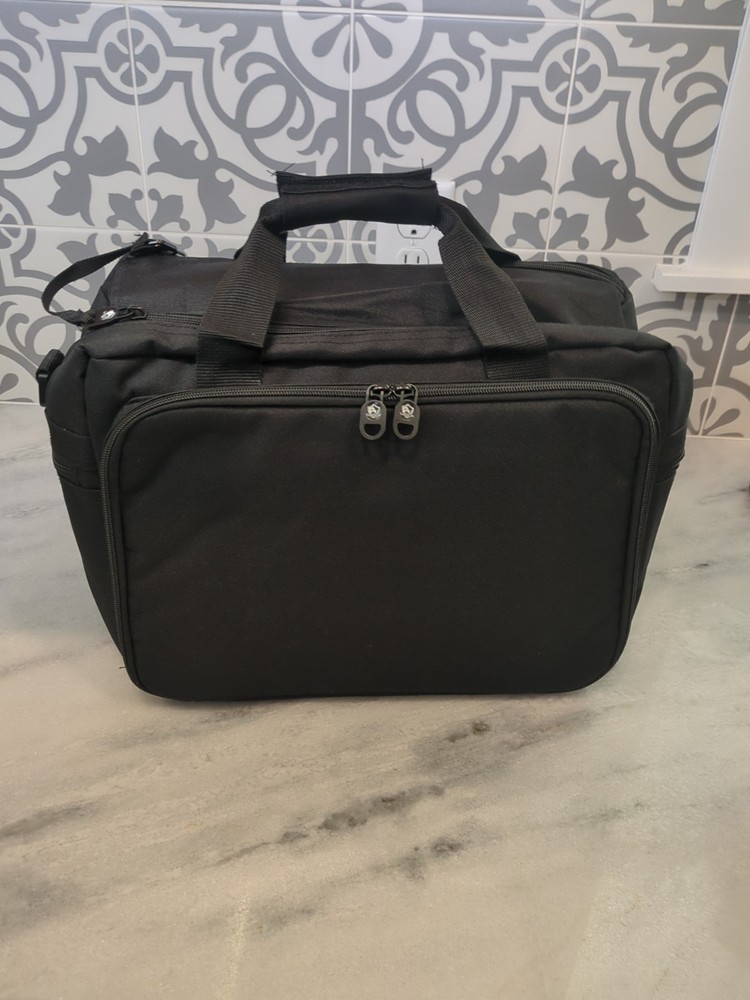 NWT USCCA Gun Range Bag Inner Bag Compartments Shoulder Strap Black