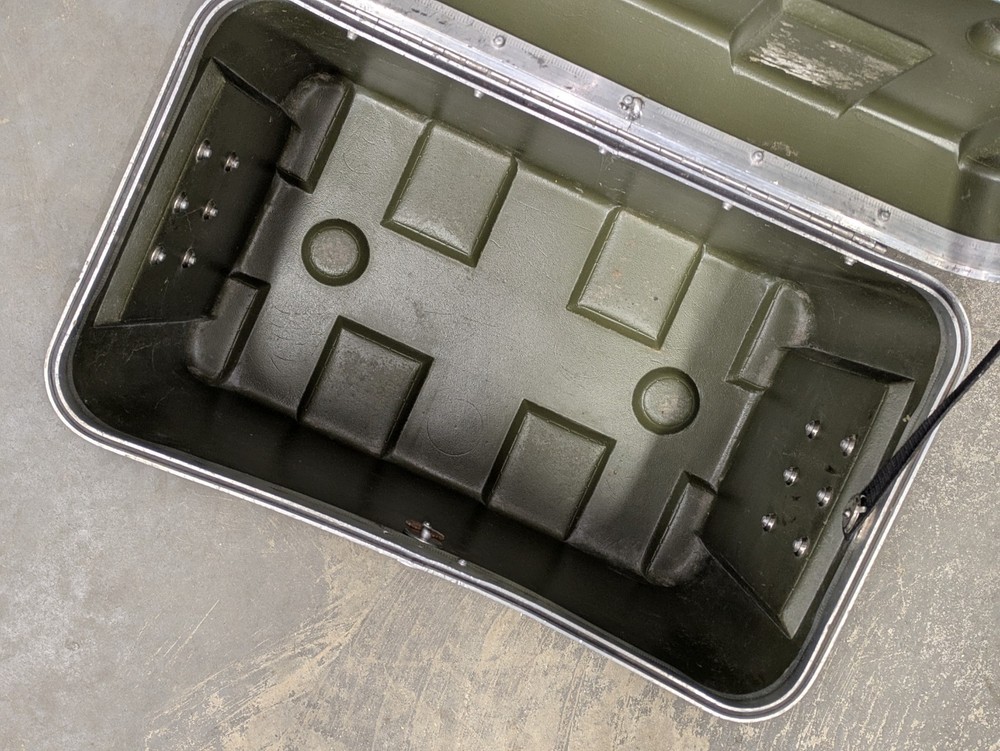 British Army Military MOD Lockable Equipment Transport Storage Case Box Tool Box