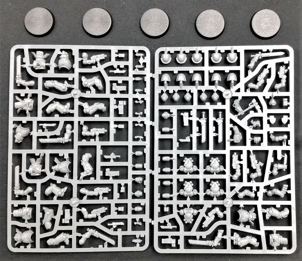 40K Primaris Space Marines 5 Assault Intercessors MULTI POSE Hammer Combat Squad