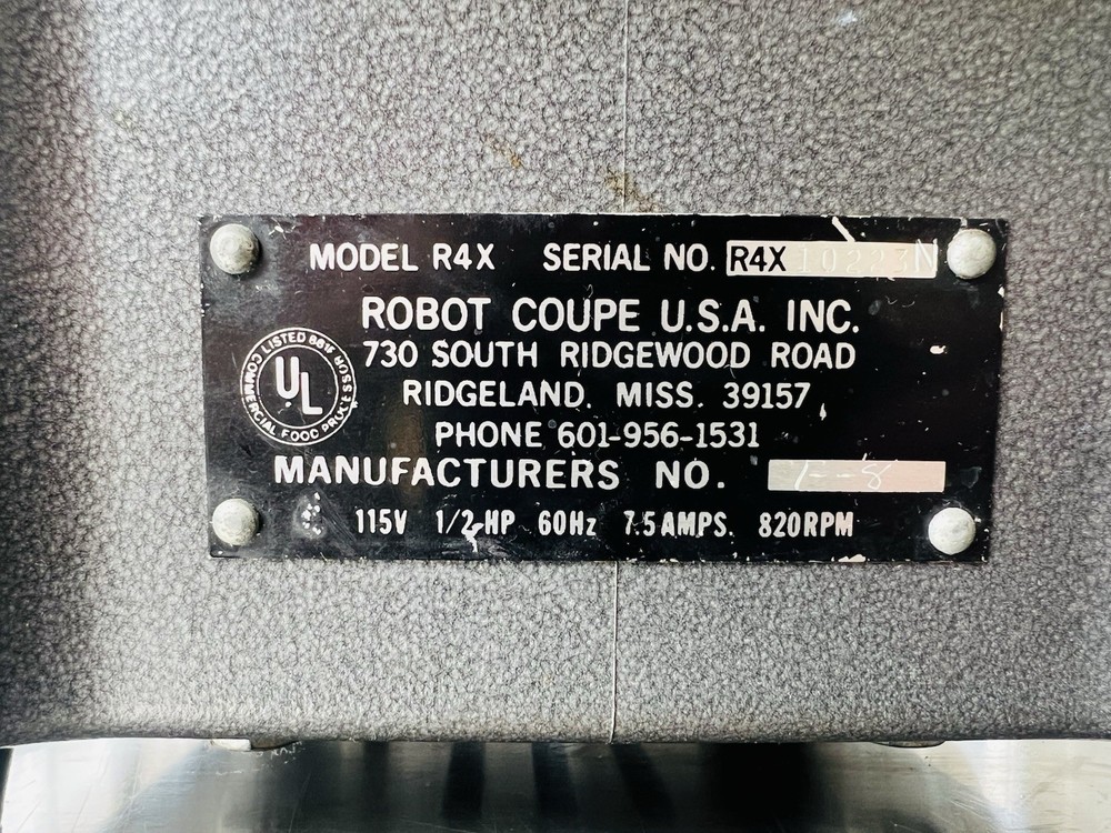 Robot Coupe R4X FOOD PROCESSOR BASE AND MOTOR