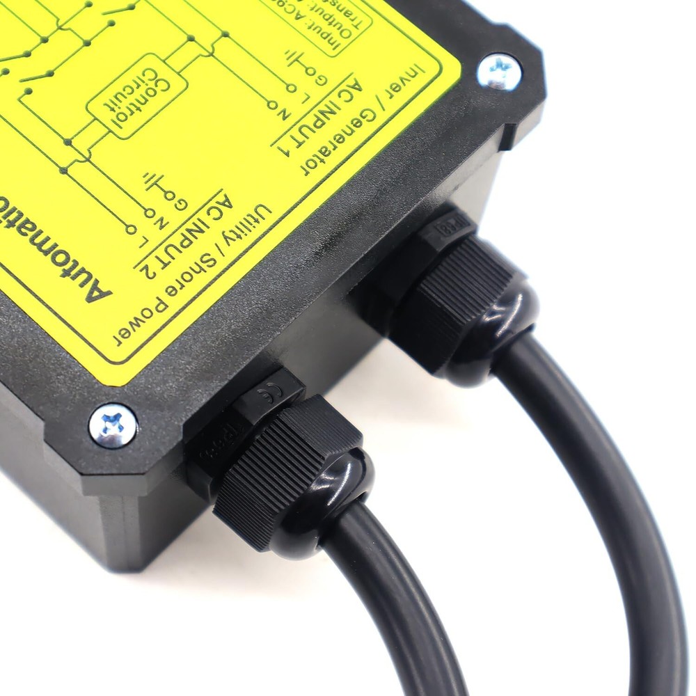 AC120V 15Amp Automatic Transfer Switch Generator Transfer Switch Auto Transfer