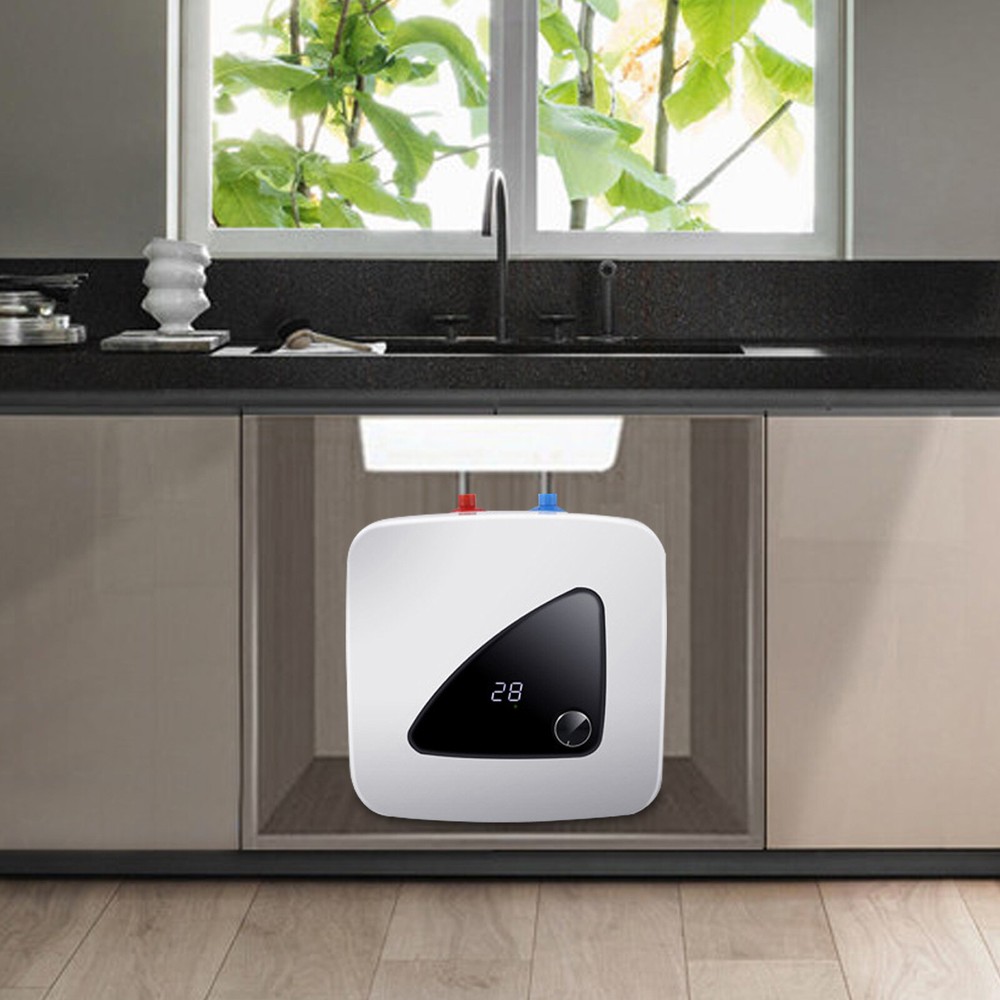 8L Mini-Tank Electric Hot Water Heater for Kitchen Bathroom 1500W Watt 110V New