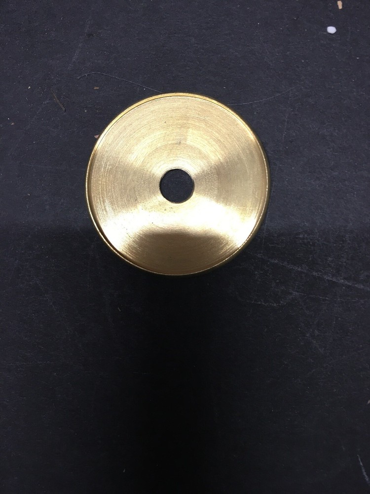SOLID BRASS 2” Inch TURNED CHECK RINGS unfinished slips 1/8IPS (3/8" hole) NOS