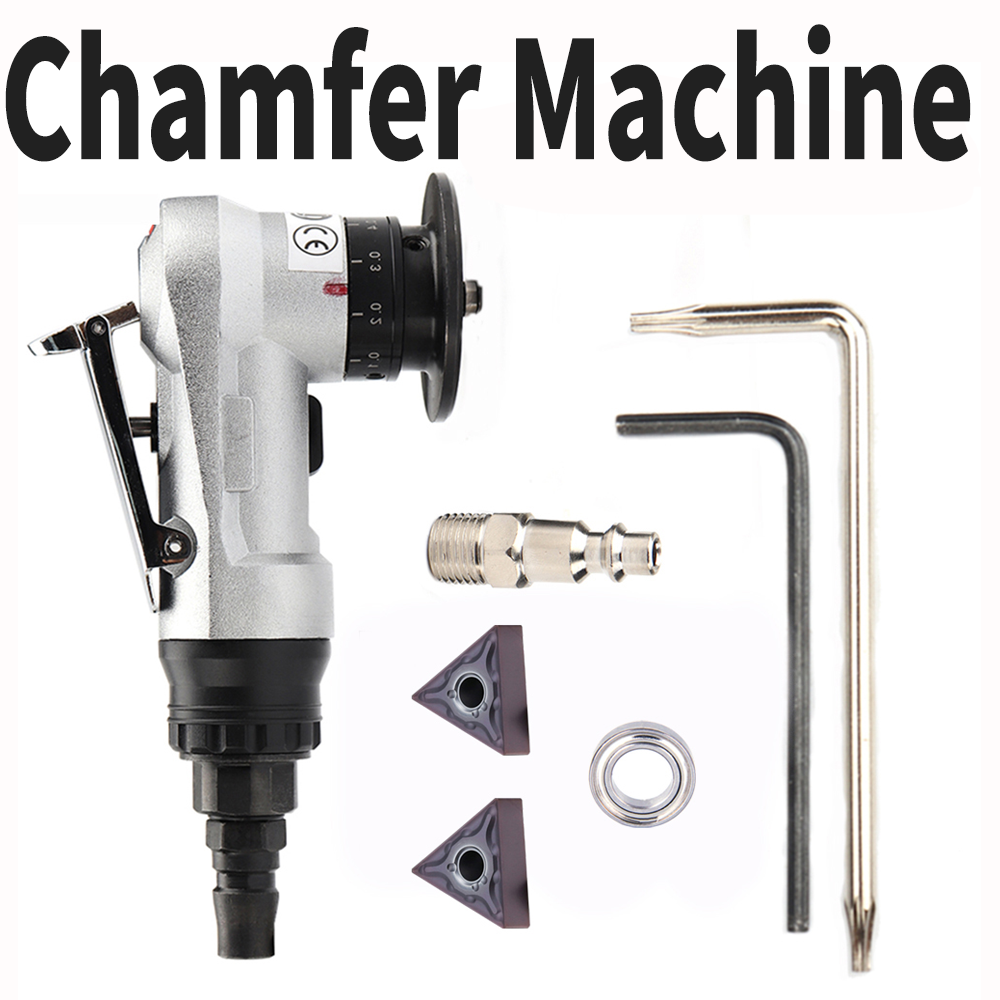 Mini Air Chamfer Trimming Tool Adjustable Chamfering Pneumatic Beveling Machine