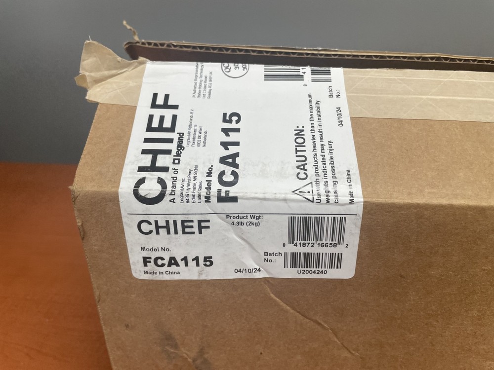 Chief FCA115 Fusion Wall Plate