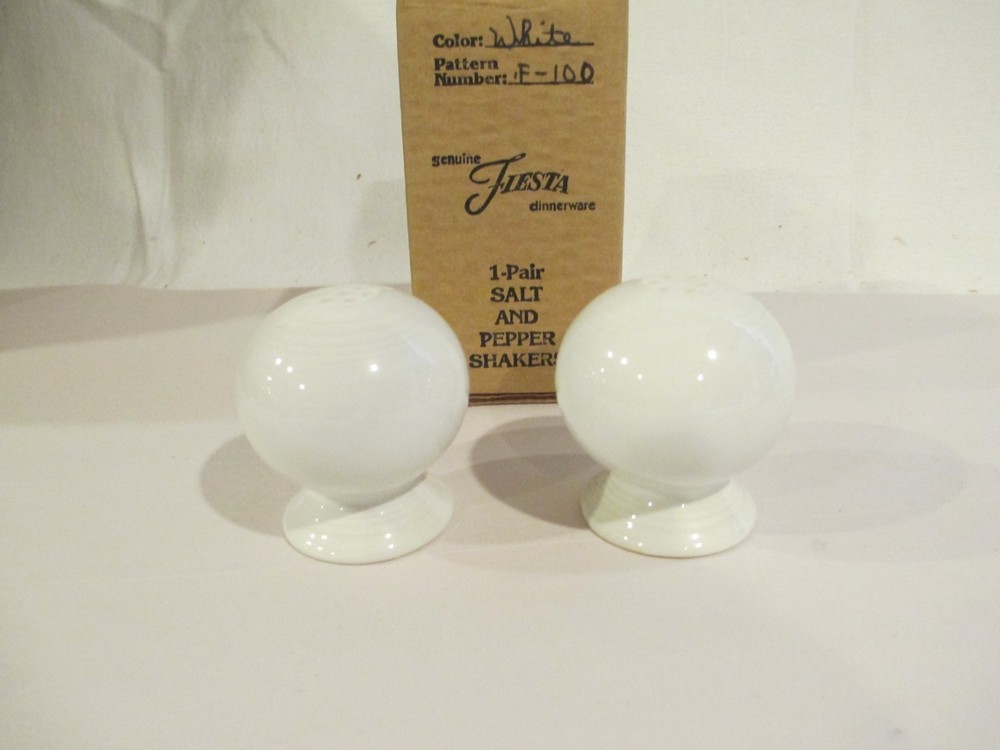 Fiesta White Bulb Salt & Pepper