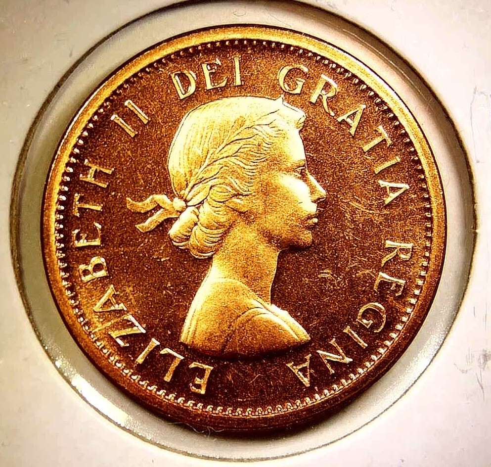 1964 Canada Cent Queen Elizabeth II