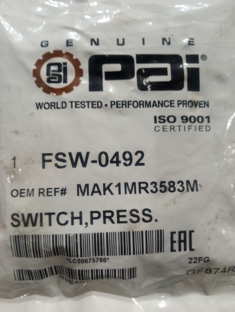 Pressure Switch (FSW-0492)