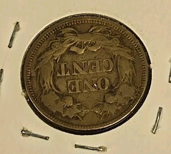 1857 U.S 1C Flying Eagle Cent Penny