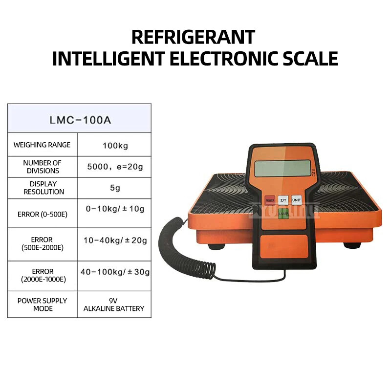 Refrigerant Electronic Scale Automatic Air Conditioning Refrigerant Charging