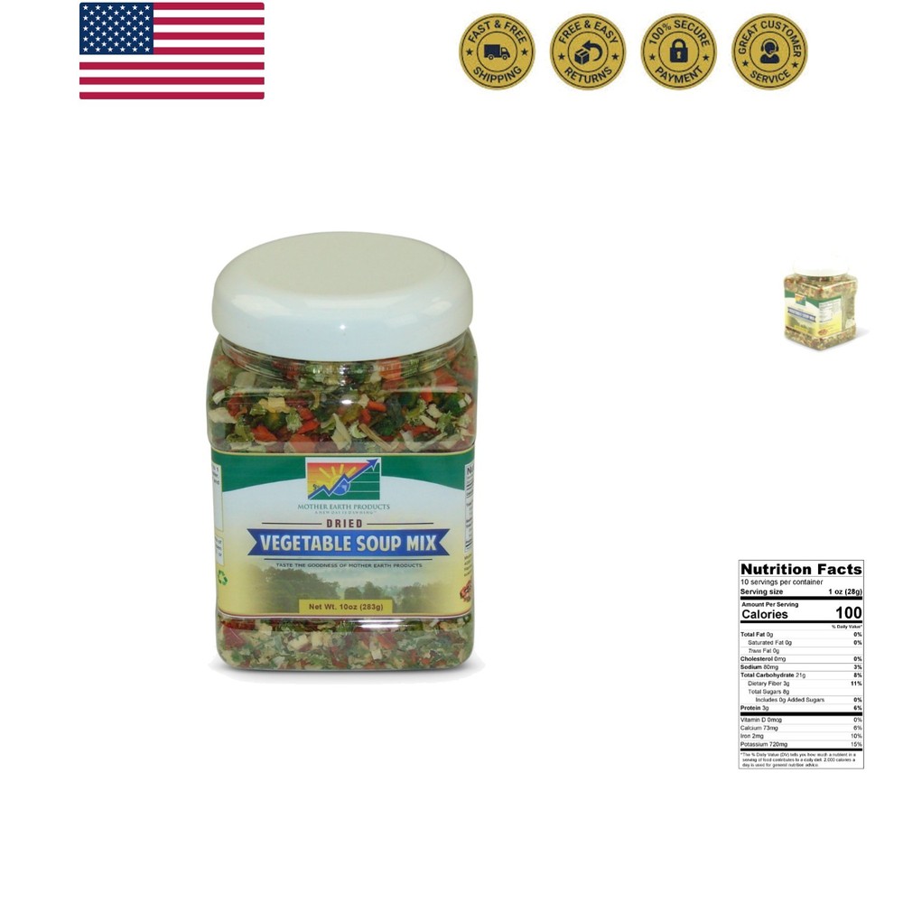 Dried Vegetable Soup Mix Jar, 10oz