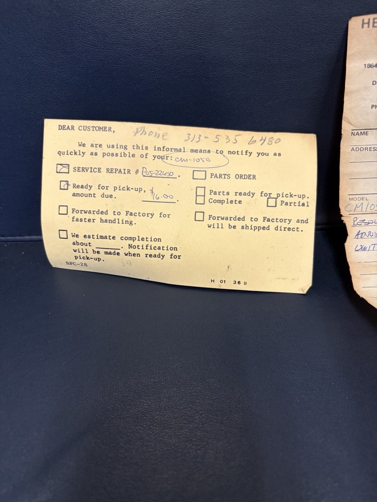 Heathkit Engine Analyzer Model CM-1050 + Manual And Connections! Working