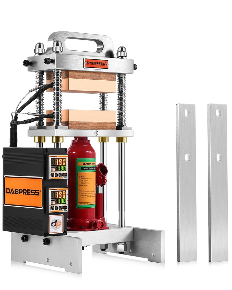 Dabpress 4 Ton Hydraulic Heated Press Machine for Beginner - BJ4T35