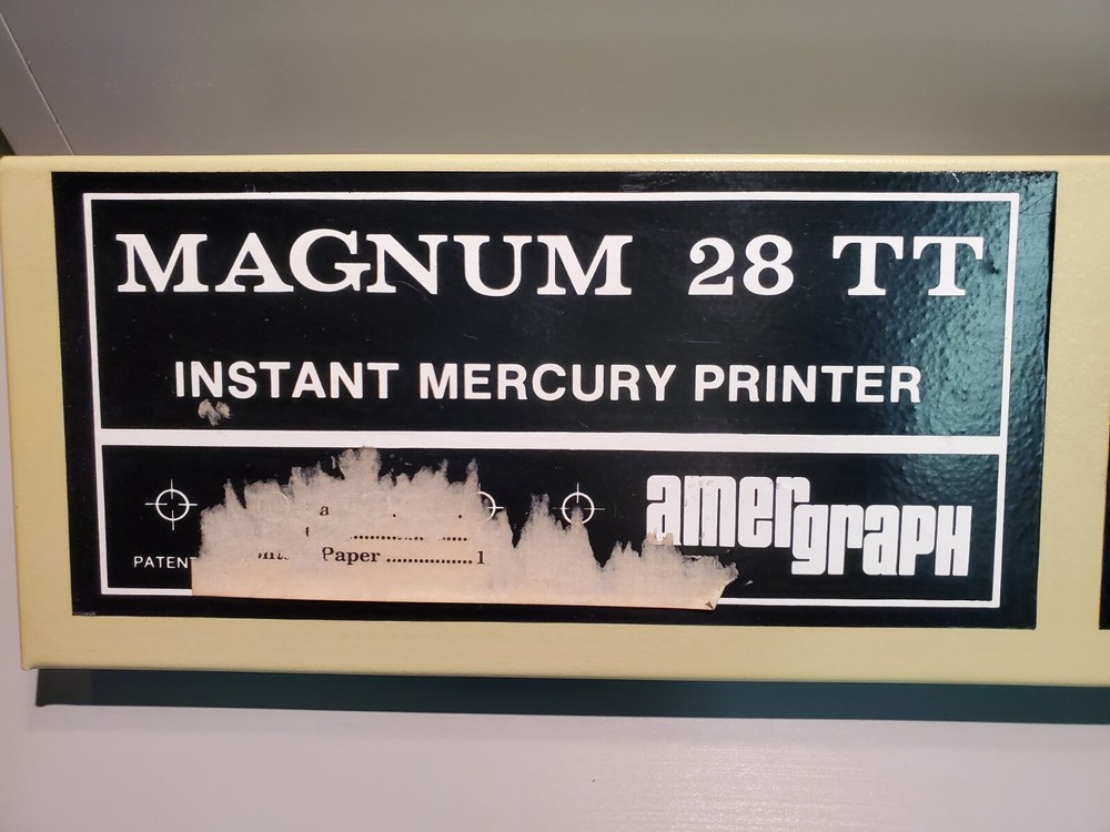 Amerigraph Magnum 28TT Control Panel