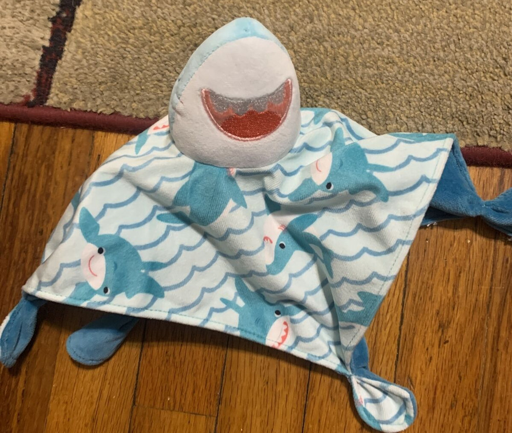 Mary Meyer Shark Security Blanket NWT
