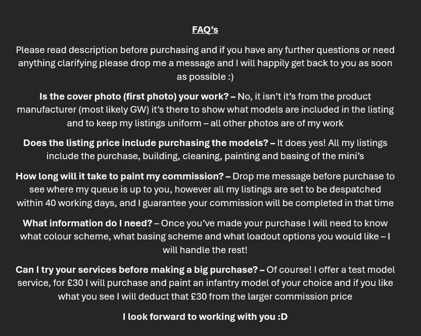 Warhammer 40K Space Marines Terminator Librarian Pro Painted Commission