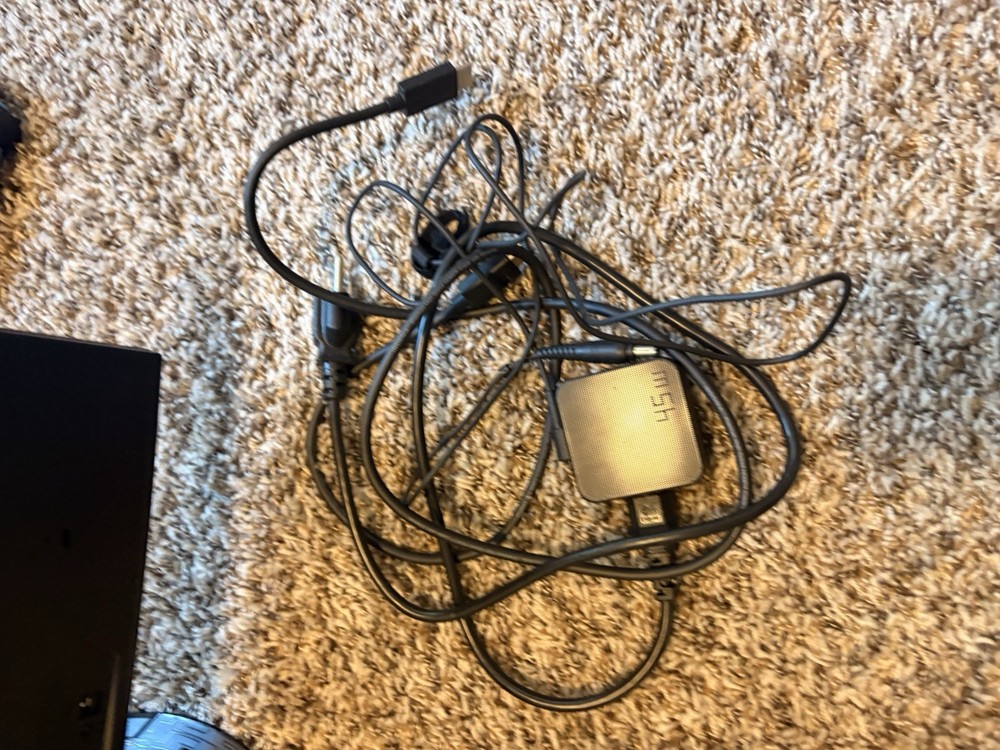 Sony PlayStation 5 Console with 3 Controllers (Black, White, Blue) & Cables