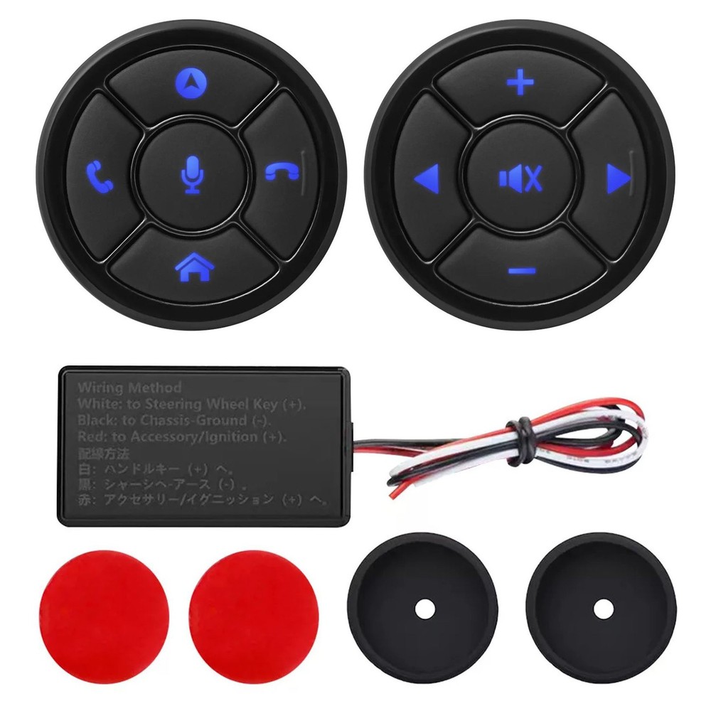 New Universal Wireless Car Remote Control Button Smart Steering Wheel Controller