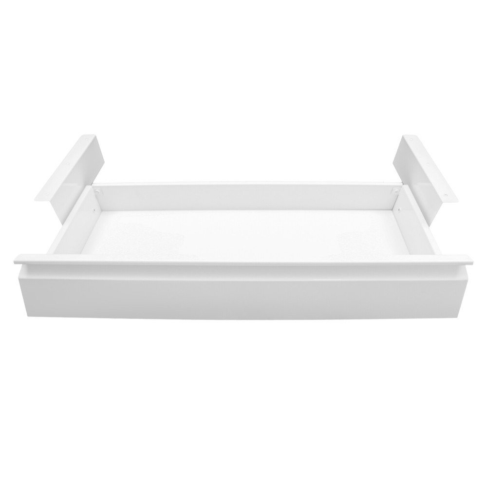 Under Desk Sliding Pull-Out Storage Drawer - Space Saver for Workstations