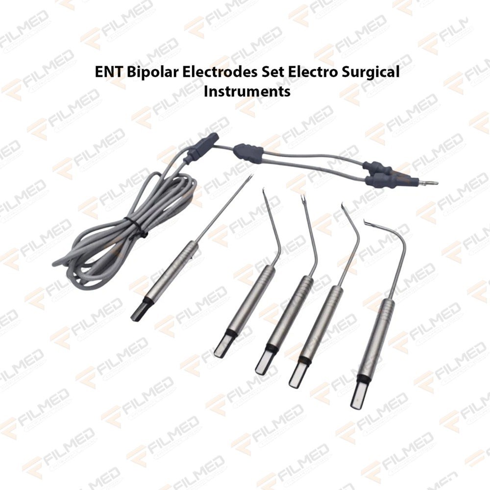 ENT Bipolar Electrodes Set Electro Surgical instruments