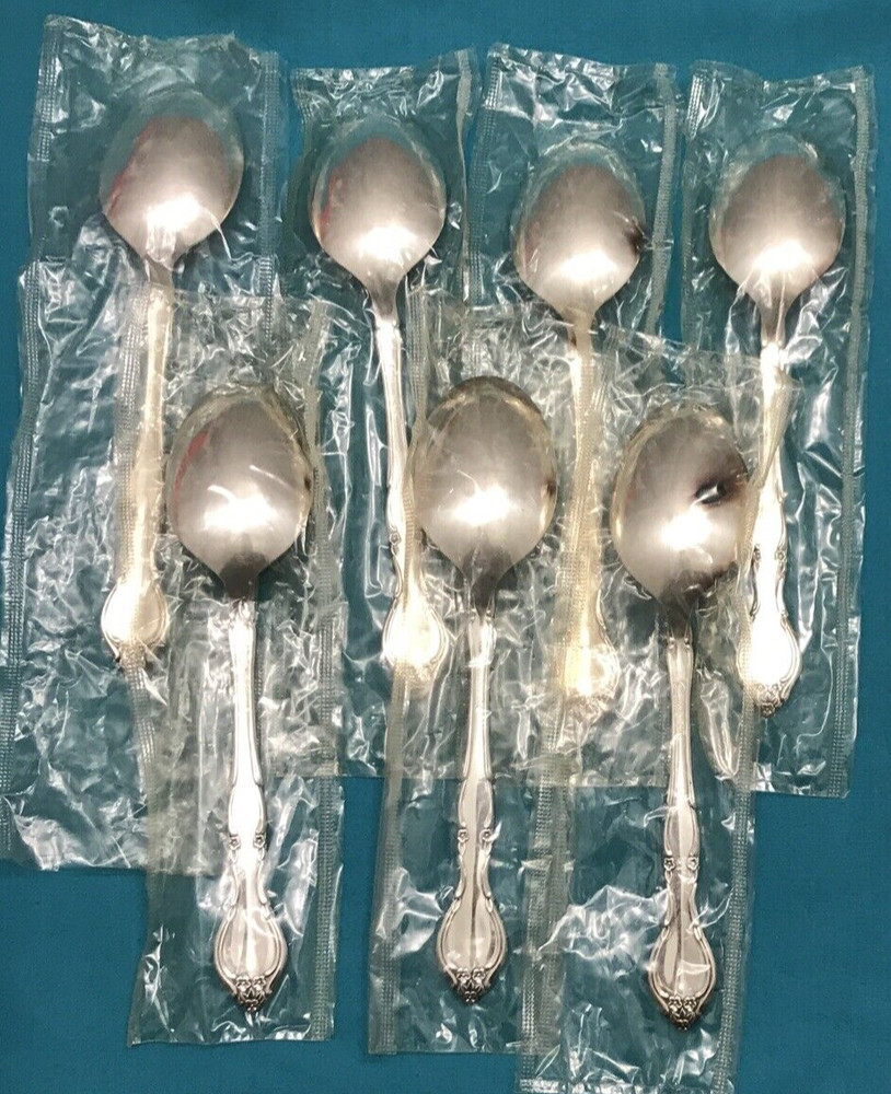 11 Pc AFFECTION Silverplated PLACE & TEASPOONS NOS Sealed Community