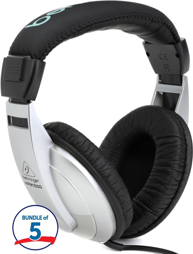 Behringer HPM1000 Multi-Purpose Headphones - 5 Pack