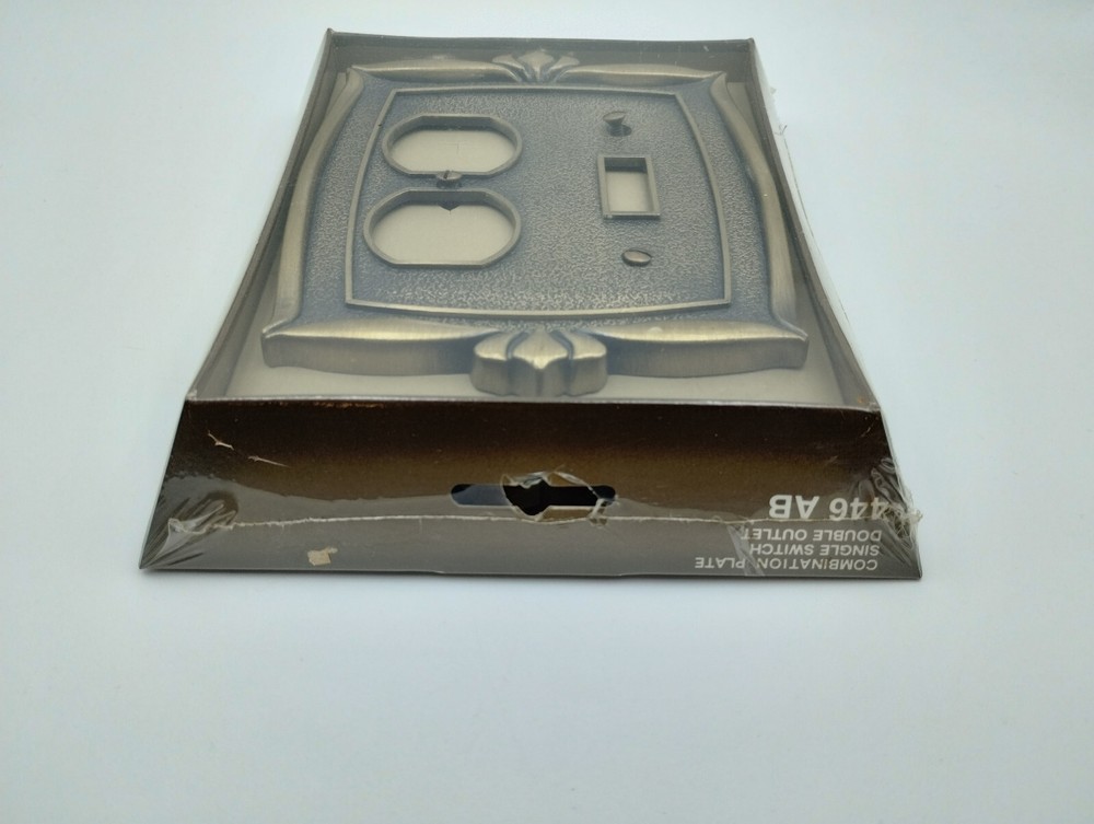 Vintage Donner Switch Plate w/ outlet. Combination Plate.