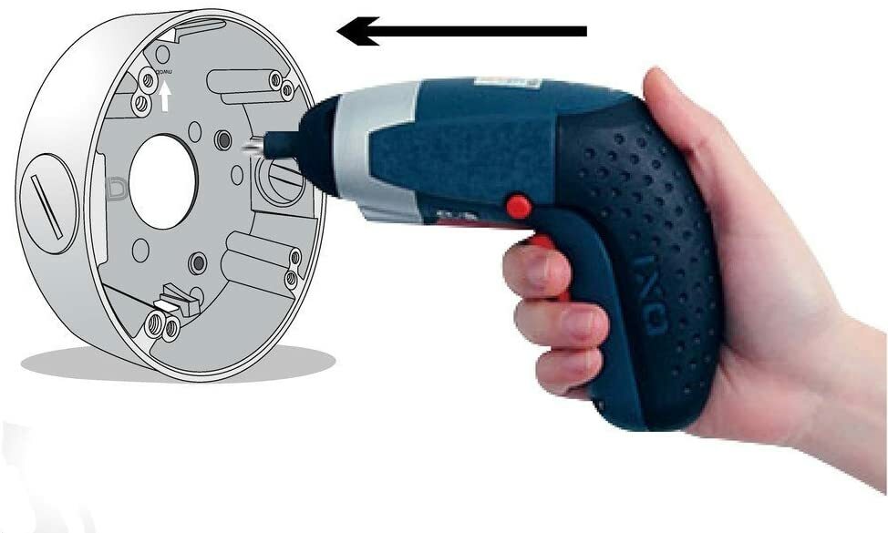 Universal Security Camera Mount Junction Box Gray Color