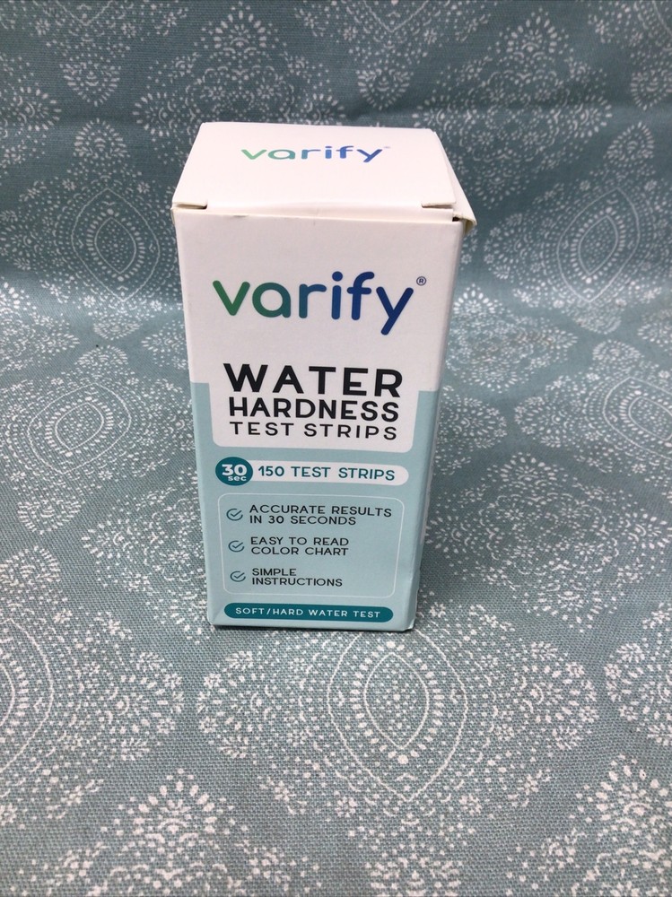 Varify Water Hardness Test Kit -  Quality Testing Strips 150 EXP:11/25