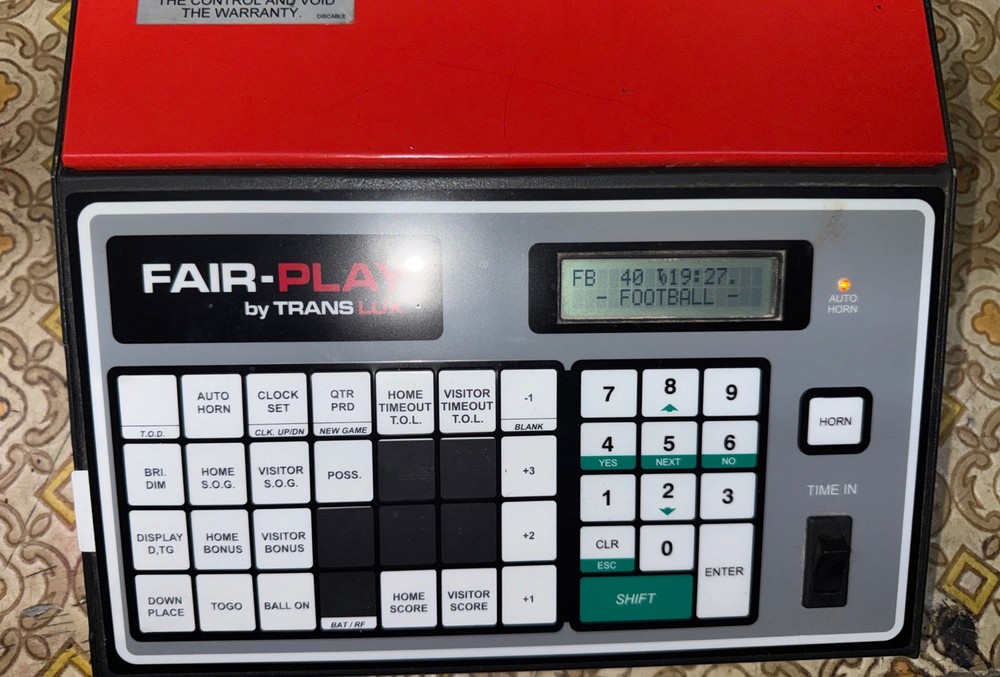FairPlay Translux MP50 Scoreboard Controller Console Wired Mp70 Firmware