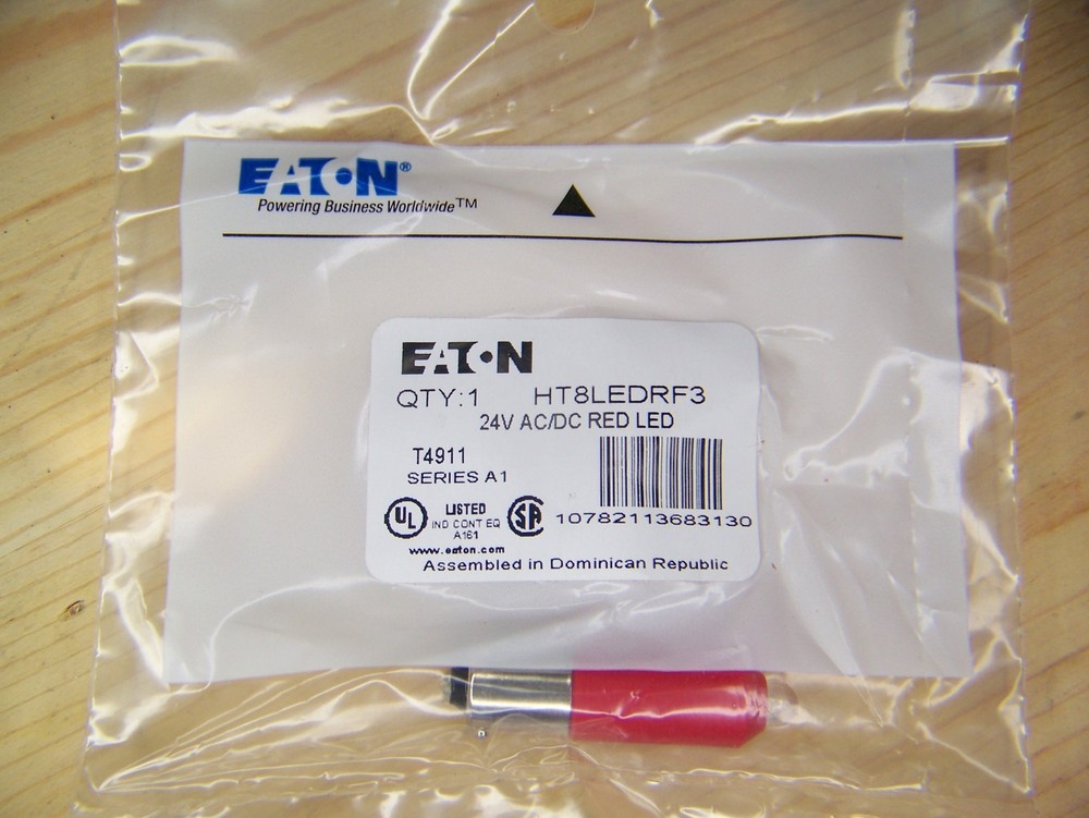 Eaton HT8 HT8LEDRF3 24VAC/DC 30.5mm Red LED Indicating Replacement Light Bulb