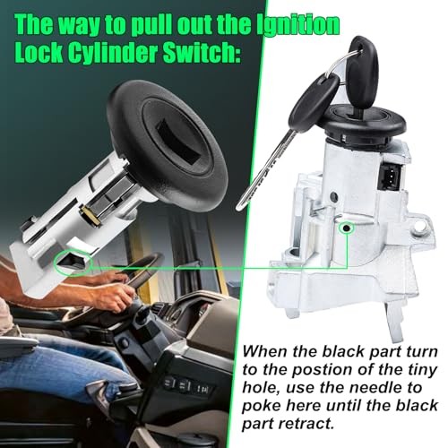 Ignition Assembly - Lock Cylinder Switch & Cylinder Housing & Starter Switch