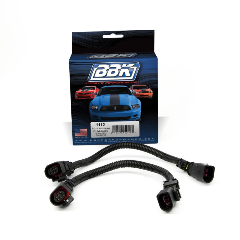 BBK 1112 Mustang GT Front O2 Sensor Wire Harness Extensions 12 (pair)